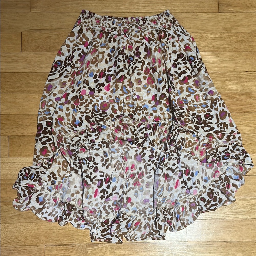 The Children's Place Multicolor Leopard A-Line Skirt